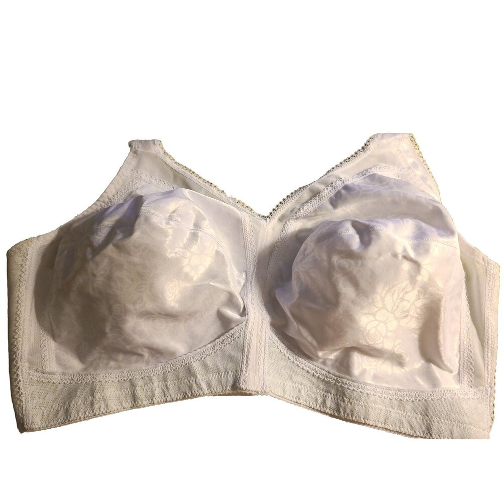 Playtex 18 Hour ULTIMATE Shoulder COMFORT 4693 WireFree Natural White 44DD *New